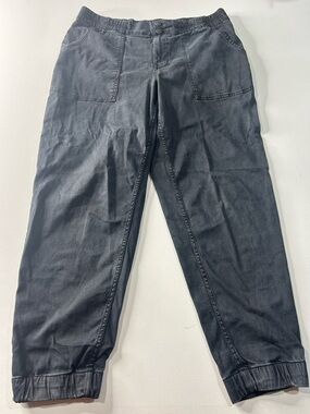 LuLaRoe Size 30 Casual Elastic Hem Jeans Joggers - Charcoal Black